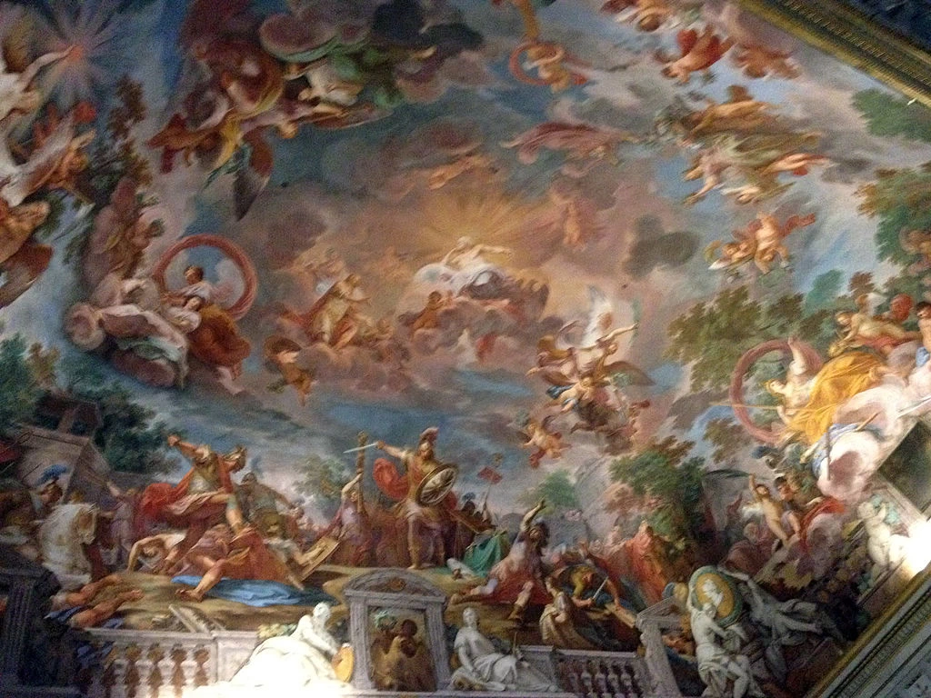 Romolo accolto da Giove nell'Olimpo
